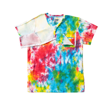 Adaptive Tie-Dye T-Shirt – Easy Access for Post-Surgery, Chemotherapy & Hospice Care