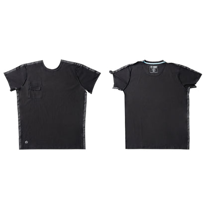 Black Adaptive T-Shirt – Easy Dressing for Chemo, Surgery & Recovery