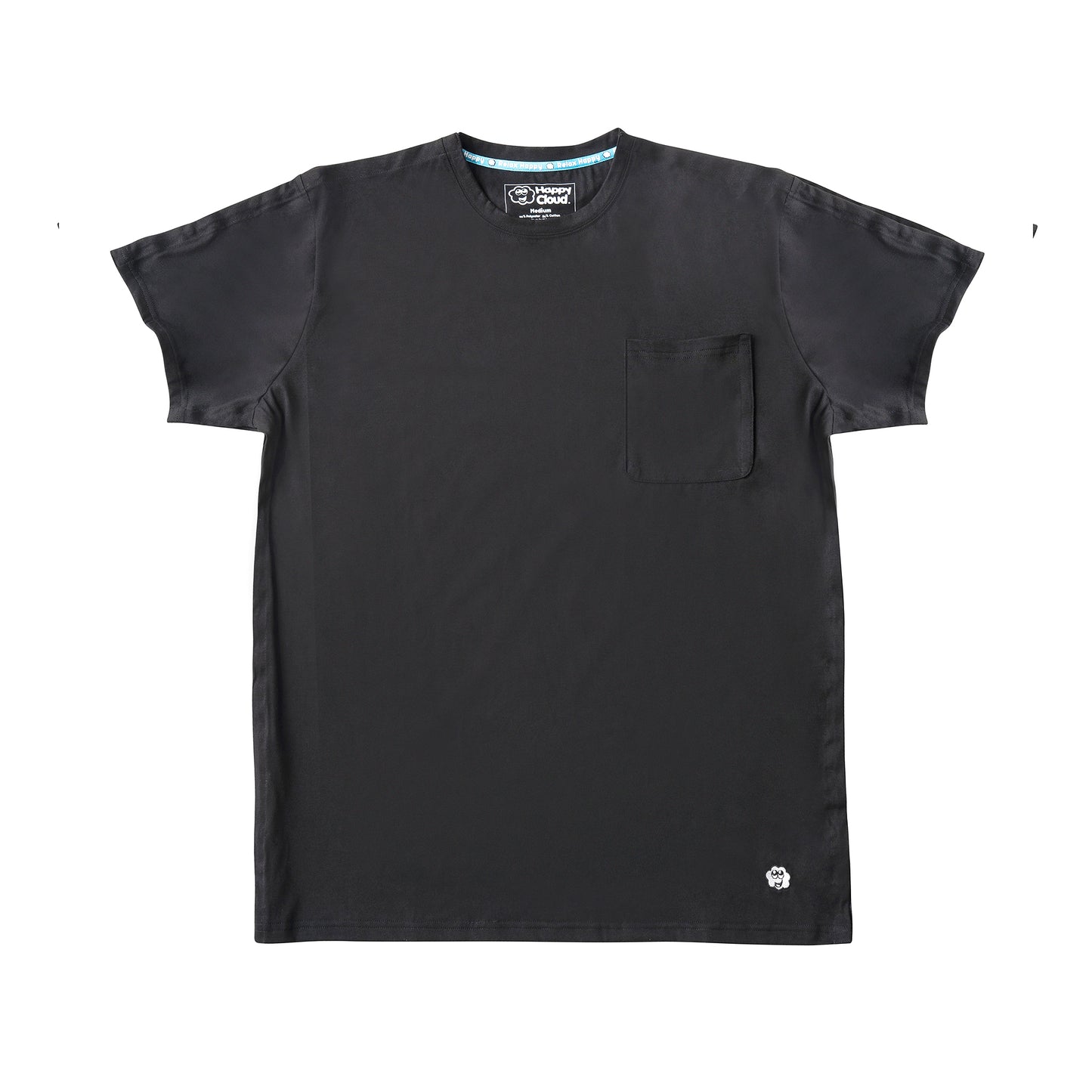 Black Adaptive T-Shirt – Easy Dressing for Chemo, Surgery & Recovery