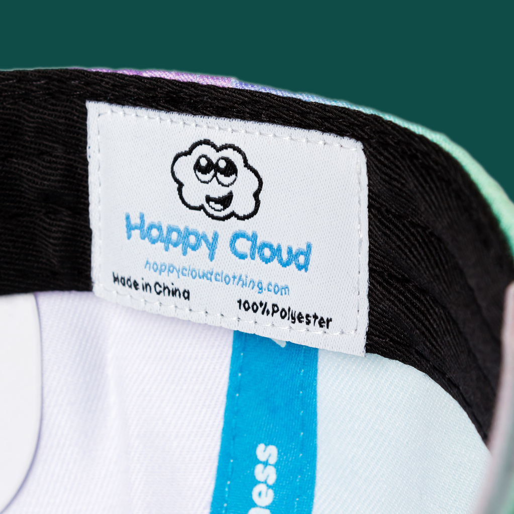 Tie-Dye Cloud Logo Dads Hat - Festival-Ready Fashion